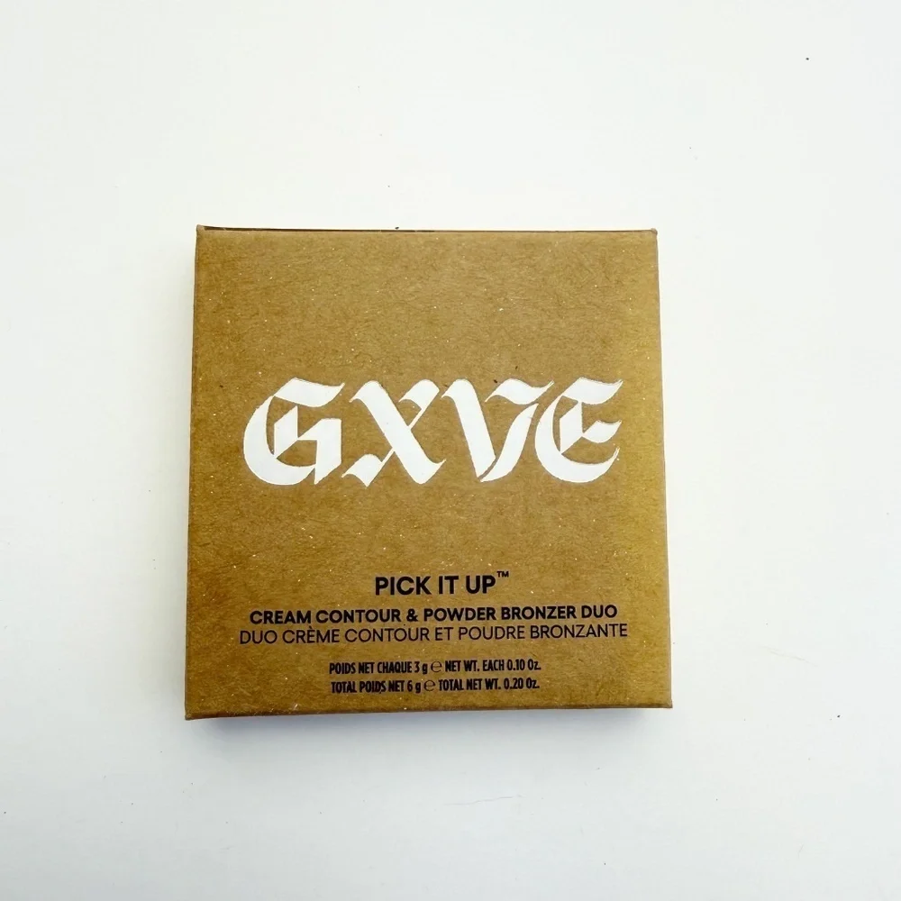 GXVE Pick It Up Cream Contour & Talc-Free Powder Bronzer Duo Super Hot Tan